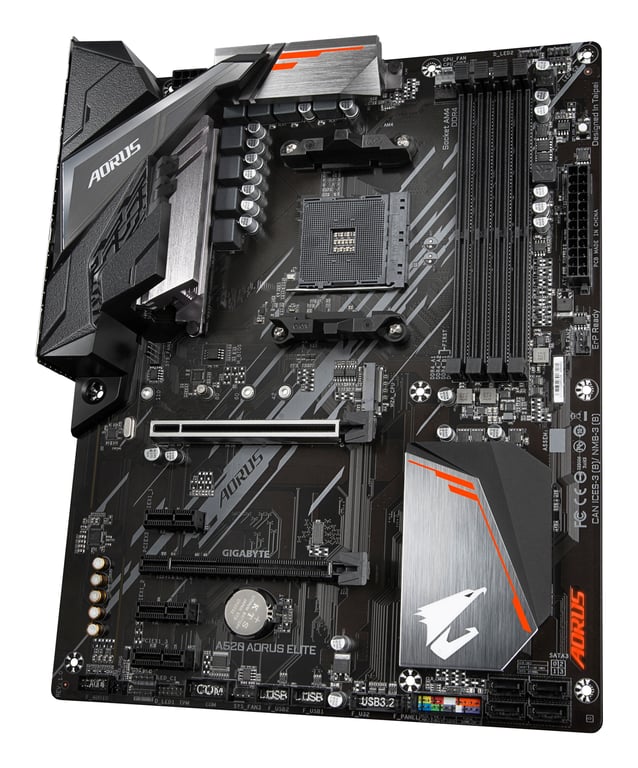 Gigabyte A520 AORUS ELITE - vue 2