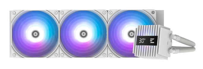 Kit di raffreddamento a liquido ZALMAN AIO Alpha2 RGB - 360 mm (bianco)