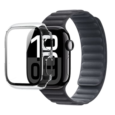 Custodia per Apple Watch 10 42 mm rinforzata traslucida