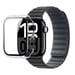 Custodia per Apple Watch 10 42 mm rinforzata traslucida