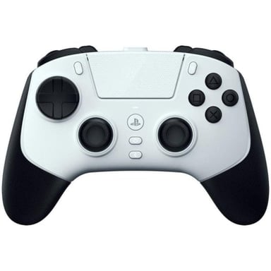 Manette Razer Raiju V3 Pro sans fil pour PS5/PC, 6 boutons personnalisables, blanche