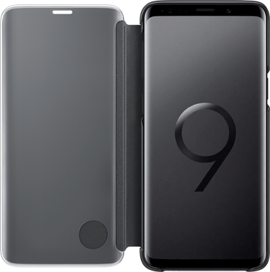 Folio pour Samsung Galaxy S9 Clear View Cover avec fenêtre transparente Fonction Stand Noir Samsung