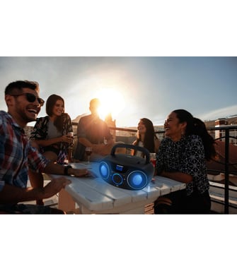Boombox disco LED bluetooth 12W - Blaupunkt - BLP8730-133 - Noir