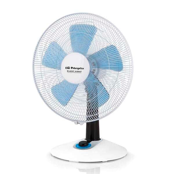 Ventilateur de Bureau Orbegozo TF 0148 – 60W, 4 Vitesses, Silencieux