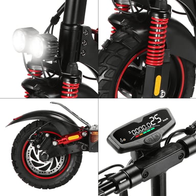 Urbanglide E-CROSS PRO LITE 2 Noir, Rouge 25 km/h 10,4 Ah
