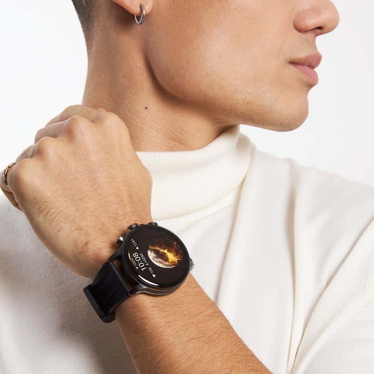 Montre connectée Round Noire Bigben - Neuf