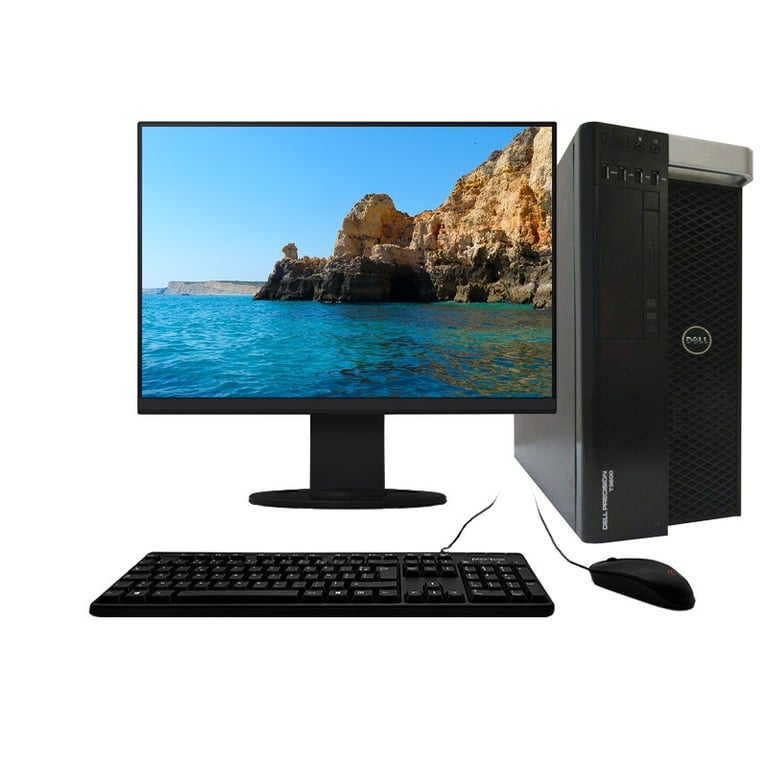 T3600 Xeon E5-1620 3.80GHz 16Go/480Go SSD Quadro K2000  Wifi W10 + Ecran 24 - Très bon état