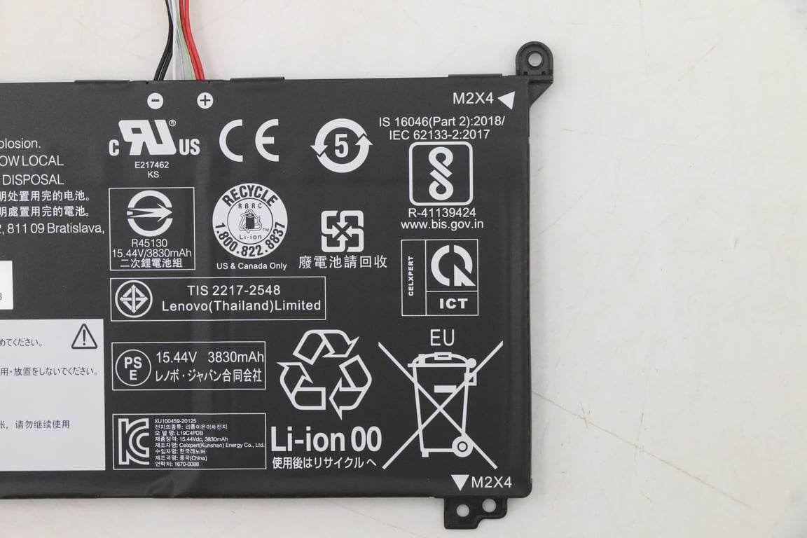 Batterie LENOVO FRU TP1415 CP A L19C4PDB 60Wh 15.44V Lithium Ion - vue 3