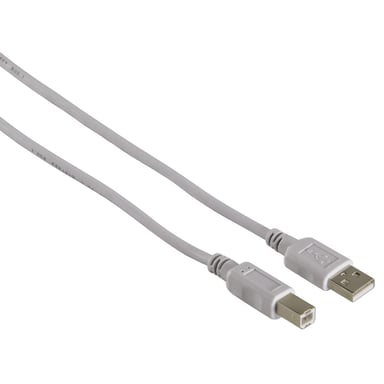 Câble de liaison USB, fiche A - fiche B, 1,5 m, gris - vendu à l'unité