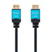 Nanocable Cable HDMI V2.0 4K@60GHz 18 Gbps A/M-A/M, negro, 1.0 m.