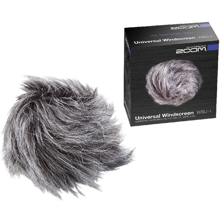 Zoom Accessoire WSU-1 bonnette anti-vent universelle noire pour enregistreur/micro