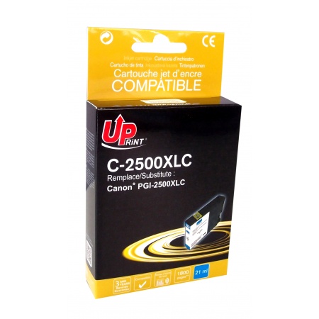 Cartouche encre UPrint compatible CANON PGI 2500XLY jaune Neuf - vue 2