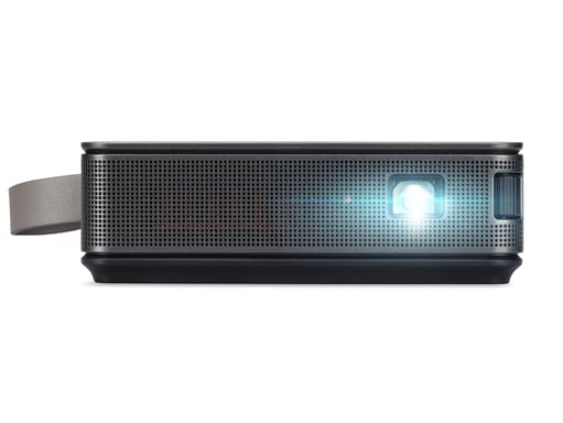 PROYECTOR Aopen by ACER PV12p Negro LED 800 Lúmenes - 480p (854 x 480) Res.max UXGA (1600x1200) 16:9 5000:1 batería 5Horas Eco Hp:2W x1 HDMi USB -SS Fil-