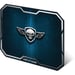 SPIRIT OF GAMER Tapis de souris Gamer Winged Skull - Bleu