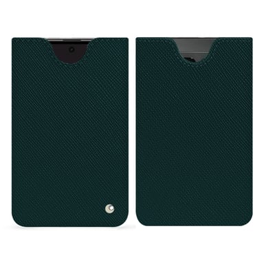 Pochette cuir Google Pixel Fold -  - Vert - Cuir saffiano