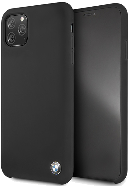 BMW Étui pour iPhone 11 Pro Max Noir Silicone
