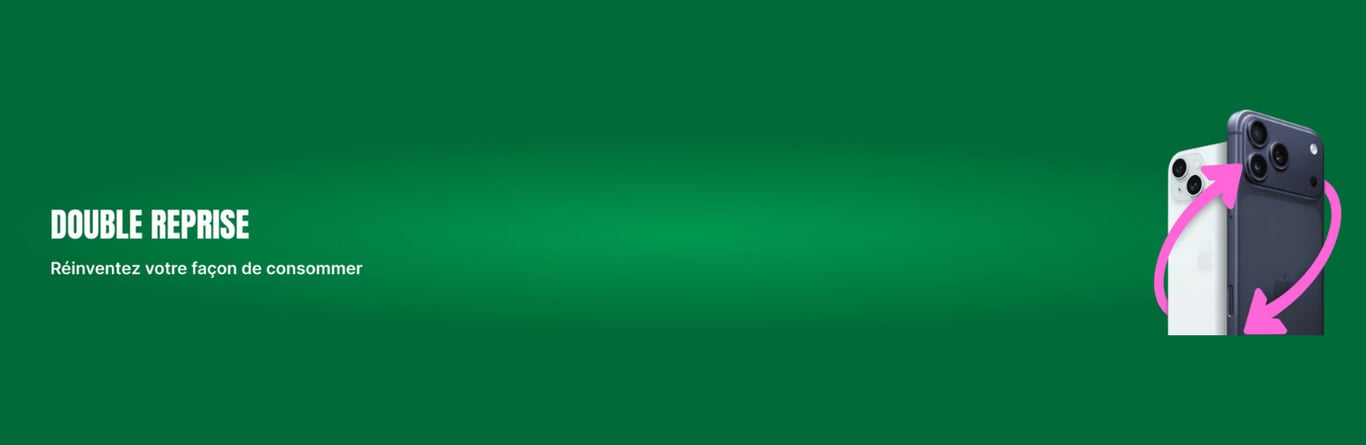 Bonus reprise téléphone : la double reprise chez Pixmania