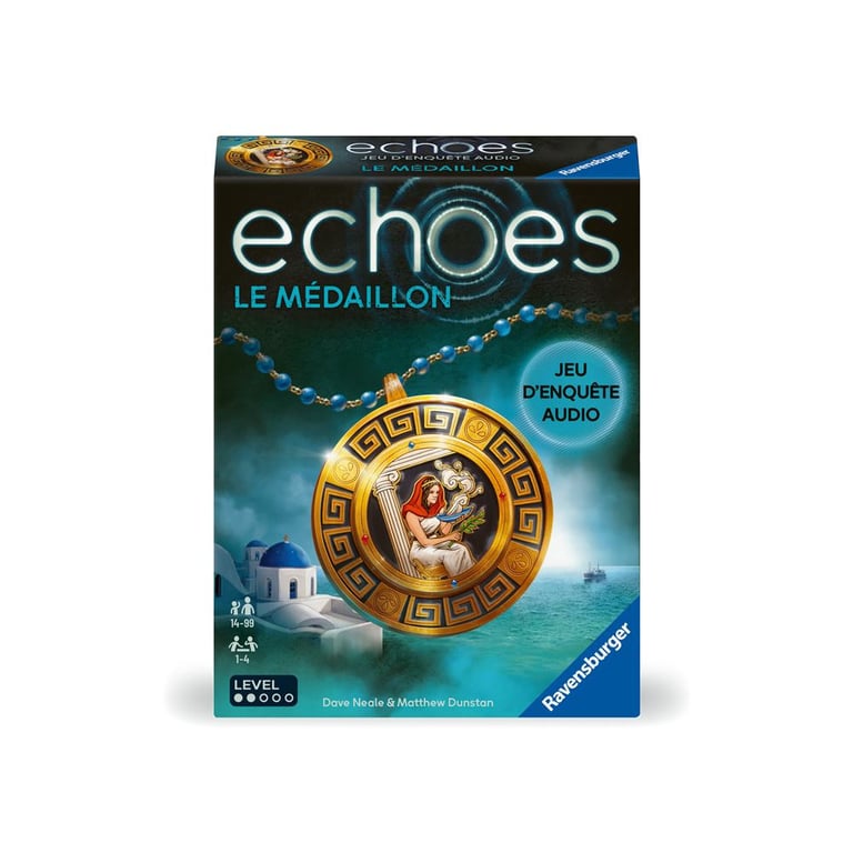 Jeu D'Enquête Ravensburger Echoes Le Médaillon – Audio Coopératif, 1 À 4 Joueurs, 14 Ans Et Plus - vue 4