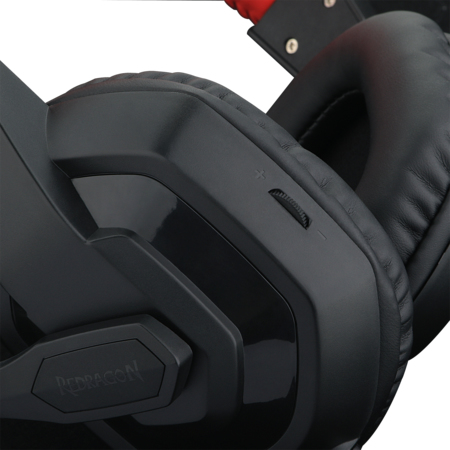 REDRAGON H120 écouteur/casque Avec fil Arceau Jouer Noir, Rouge - Neuf