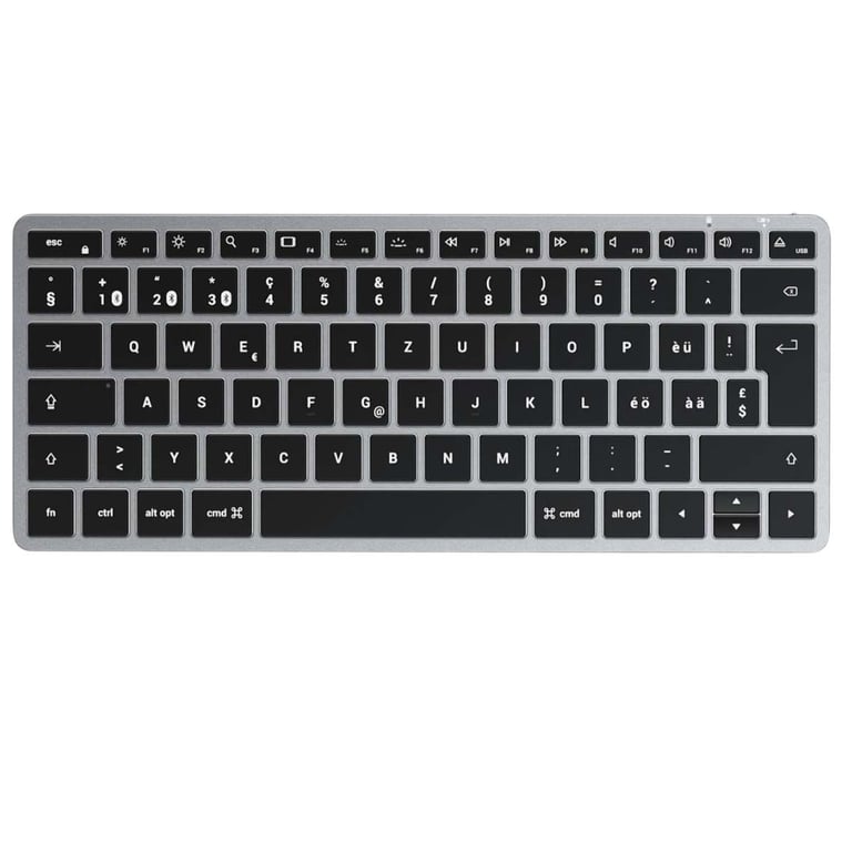 Clavier Satechi ST-BTSX1M – Slim X1 Bureau Bluetooth QWERTY Rétroéclairé - vue 4
