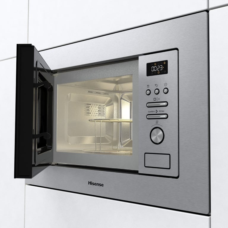 Four À Micro-Ondes Hisense BIM320G41X – 20L, 1000W, 15 Programmes, Grill - vue 3