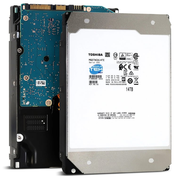 Toshiba MG07ACA14TE disque dur 14 To 7200 tr/min 256 Mo 3.5  SATA - Excellent état