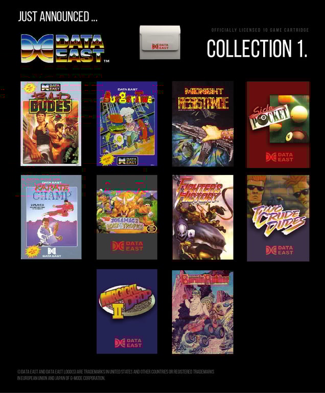 Blaze EVERCADE DataEast Cartridge 1 Neuf - vue 3