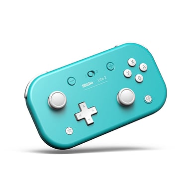 Mando Bluetooth 8BitDo Lite 2 Turquesa para Nintendo Switch, Raspberry, Android y Windows