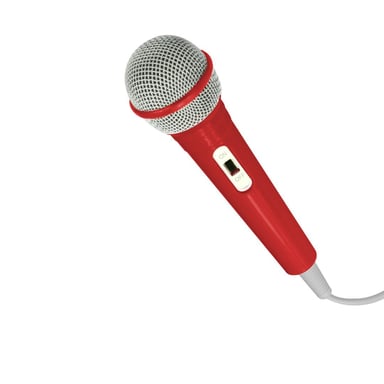 Micrófono con cable WeKids, toma de 3,5 mm, longitud del cable 2,8 m, modelo RED UNI