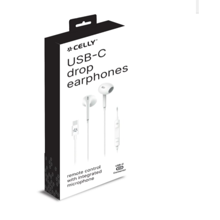 Casque Celly UP1300TYPECWH – Avec Fil, Appels/Musique, USB Type-C - vue 2