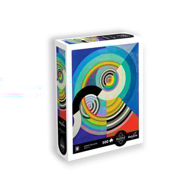 Rompecabezas de 500 piezas - Rythme N°3 de Robert Delaunay para los amantes del arte