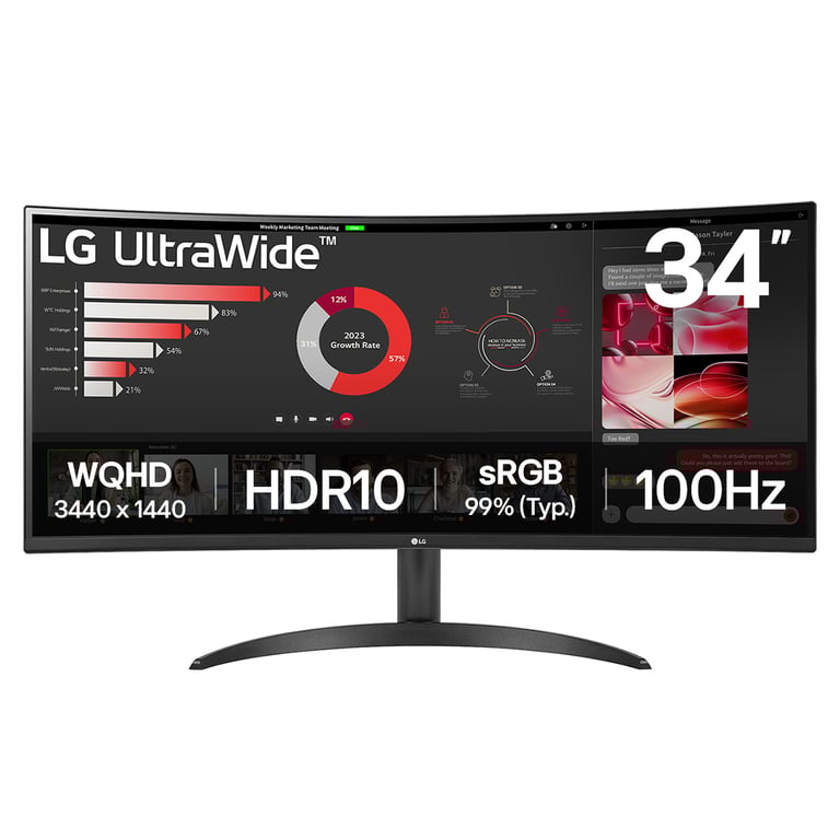 Ecran PC UltraWide 34WR50QK B 34'' VA - vue 6
