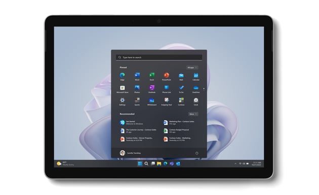 Microsoft Surface Go 4 Intel® N 256 GB 26,7 cm (10,5'') 8 GB Wi-Fi 6 (802.11ax) Windows 11 Pro Platinum