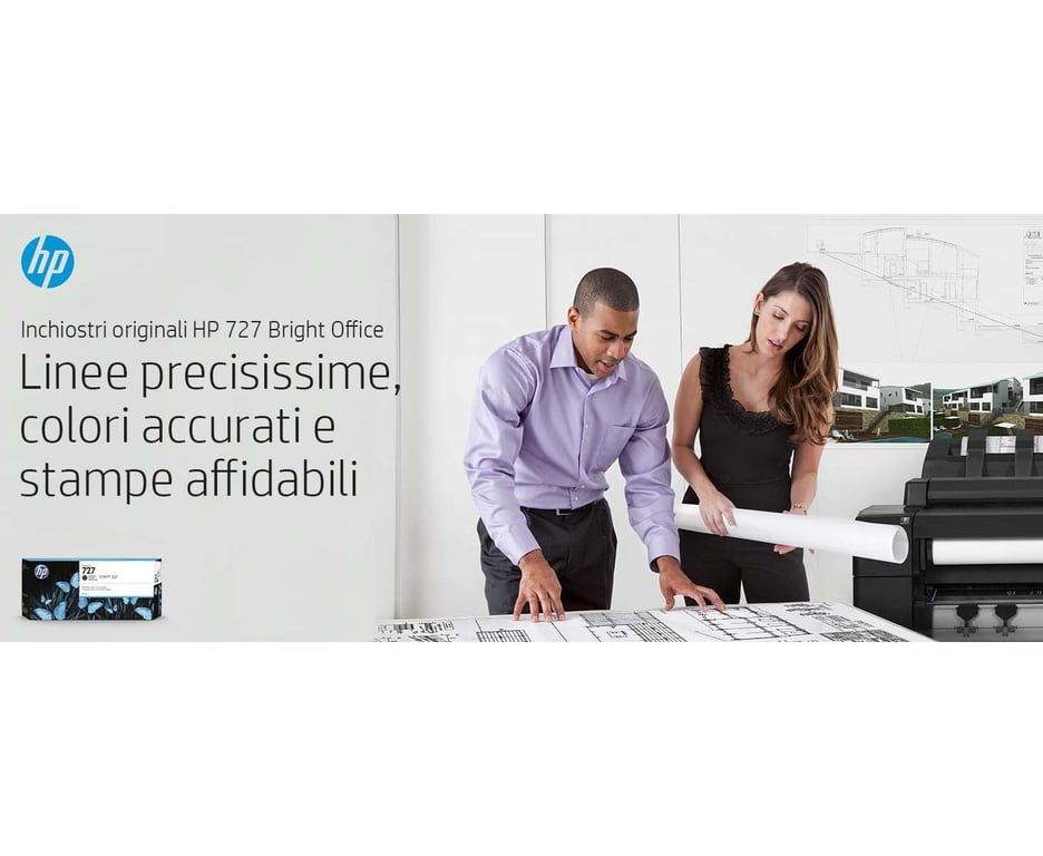 HP Designjet 727 B3P19A Cyan - vue 7