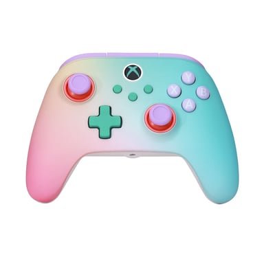 Manette sans fil PowerA Advantage Wireless Beach Vibes Xbox Series X|S, Xbox One et PC, sticks Hall-Effekt anti-drift, double vibration, gâchettes impulsion, 4 boutons programmables Multicolore