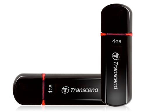 Transcend JetFlash 600 unidad flash USB 4 GB USB tipo A 2.0 Negro