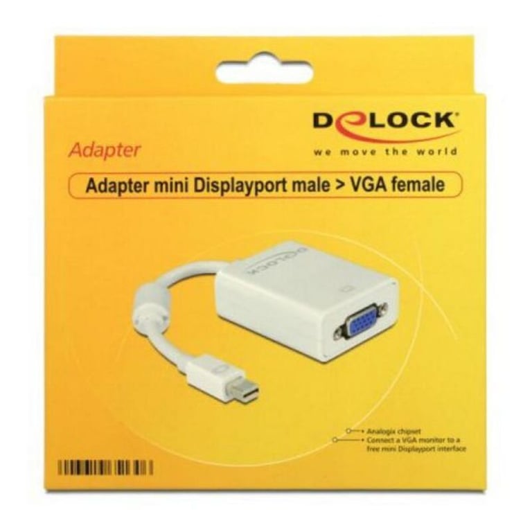 DeLOCK Adapter mini Displayport / VGA FM 0 18 VGA D Sub Neuf - vue 2