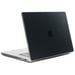 Selencia Coque Paillettes pour Apple MacBook Air 13 pouces (2022 / 2024 M3 chip / 2025 M4 chip) - Noir