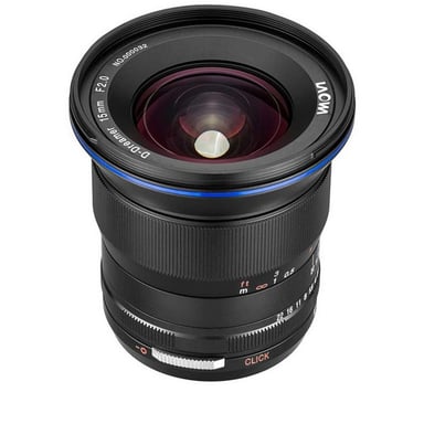 Laowa 15mm f/2 FE Zero-D SLR Objetivo ultra ancho Negro
