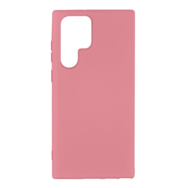 Avizar Funda Soft Touch para Galaxy S22 Ultra de silicona semirrígida antideslizante Rosa