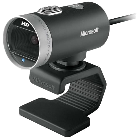 MICROSOFT Webcam LifeCam Cinema - Filaire USB 2.0 - Caméra couleur - 1280x720 - Microphone intégré -