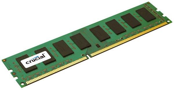 Crucial 8GB PC3 12800 module de mémoire 8 Go 1 x 8 Go DDR3 1600 MHz Neuf - vue 2