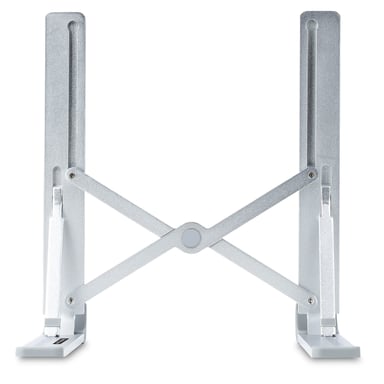 StarTech.com Support Pliable pour Ordinateur Portable - Support Ergonomique pour PC Portable Réglable en Hateur - Support Inclinable avec Cadre en Aluminium Ventilé Supportant 10kg - Rehausseur pour PC Surélevé