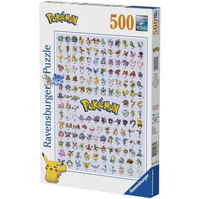 Puzzle 500 pièces : Pokédex première génération Pokémon Ravensburger France - vue 8