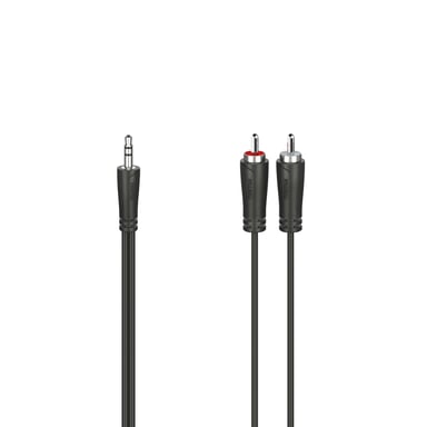Hama 00200721 cavo audio 5 m 3,5 mm 2 x RCA nero