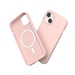 RhinoShield Coque Compatible avec [iPhone 14/13]   SolidSuit Compatible avec Magsafe - Coque Fine avec Technologie d'absorption des Chocs et Finition Premium Matte - Rose
