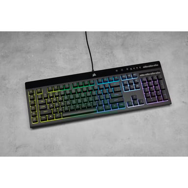 Corsair K55 RGB PRO USB Tastiera QWERTY francese nera