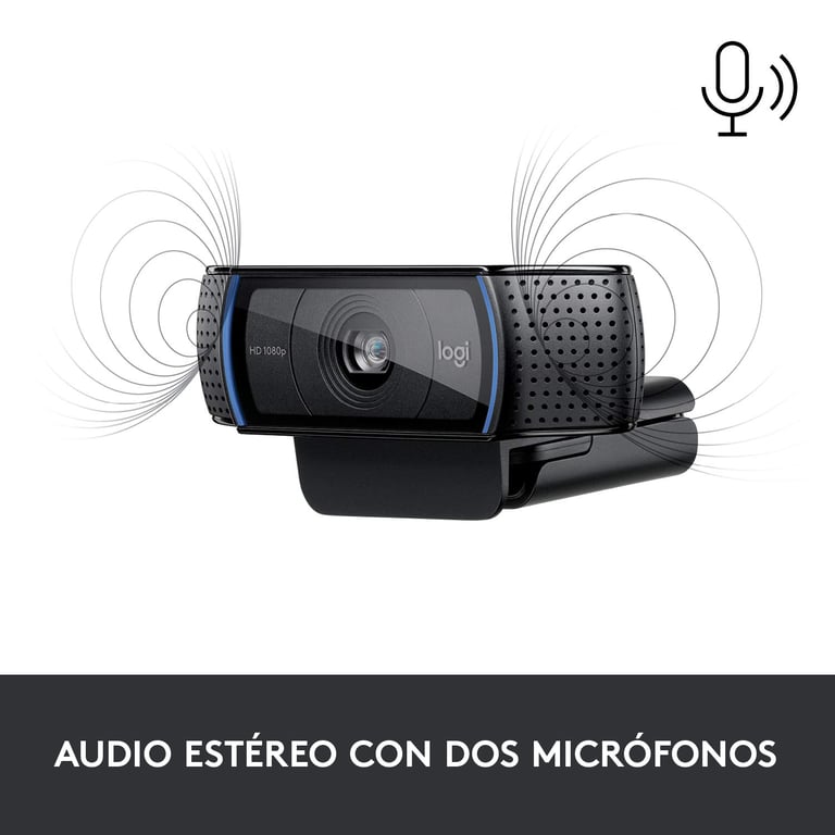 Logitech 960-001055 webcam 3 MP 1920 x 1080 pixels USB Noir - Neuf