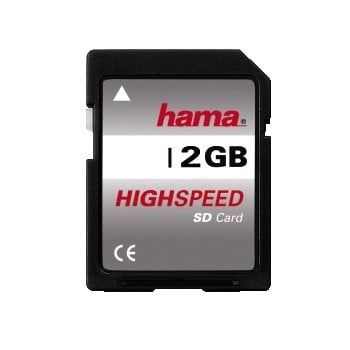 Scheda SecureDigital ad alta velocità Hama 2 GB 2 Go SD