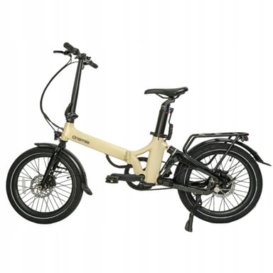 Vélo électrique pliable Onemile E1P, 250 W, 36 V 10 Ah, 25 km/h, couleur champagne.